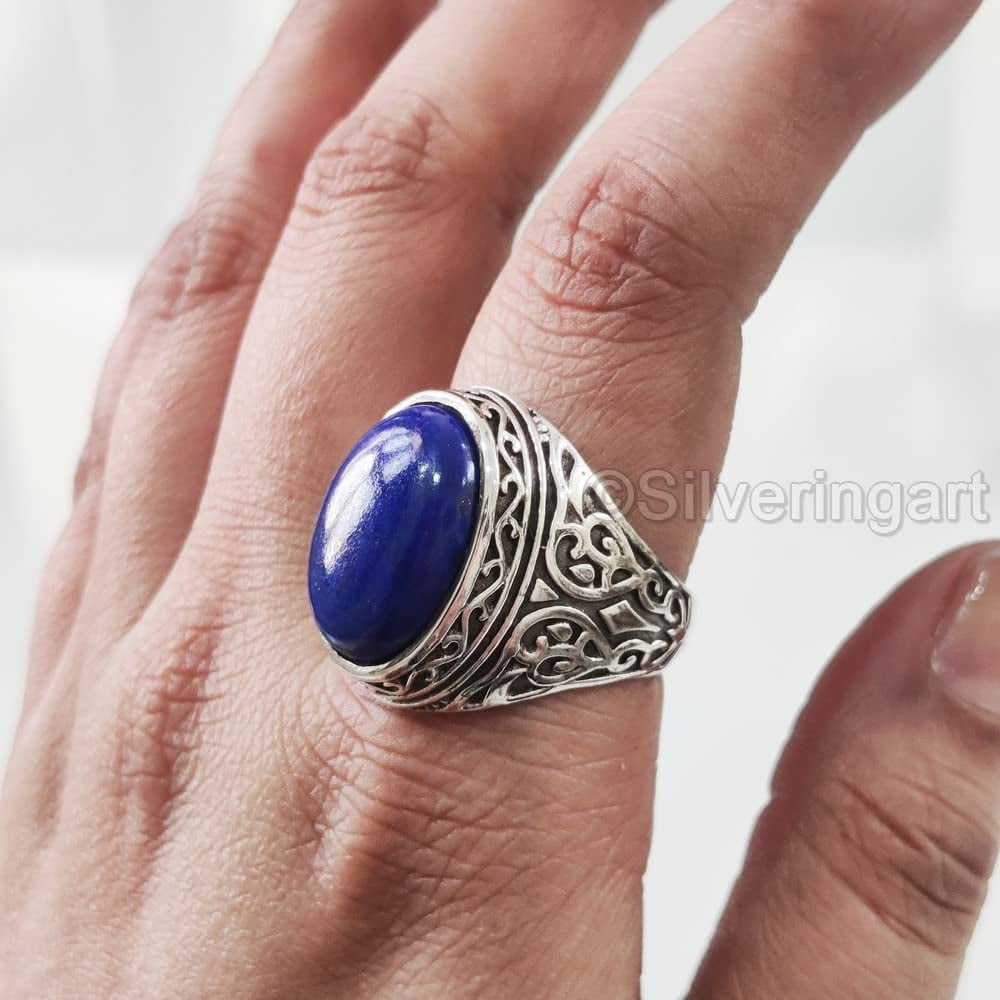 Alexandrite Mystic Topaz Pure Silver Men's Ring Elegant Design – Boutique  Spiritual